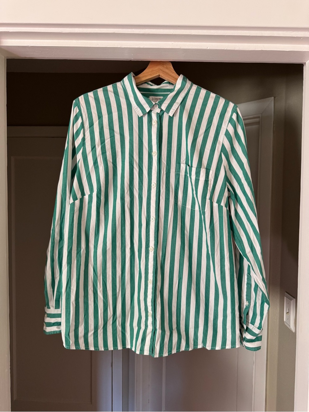 J. Crew Stripe Button Down Shirt